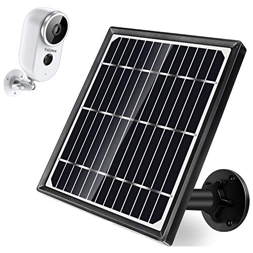 Solar Panel with 4 Meters/13ft Cable, Compatible with A4 Security Camera with The Same Case, Outdoor Waterproof, Plug & Play