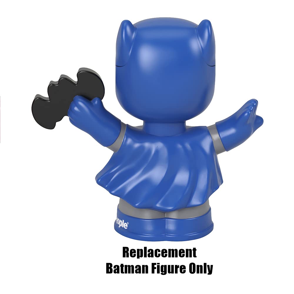 Fisher-Price Replacement Batman Figure - Genuine Part For Little People DC Super Friends Figure Pack GMJ14