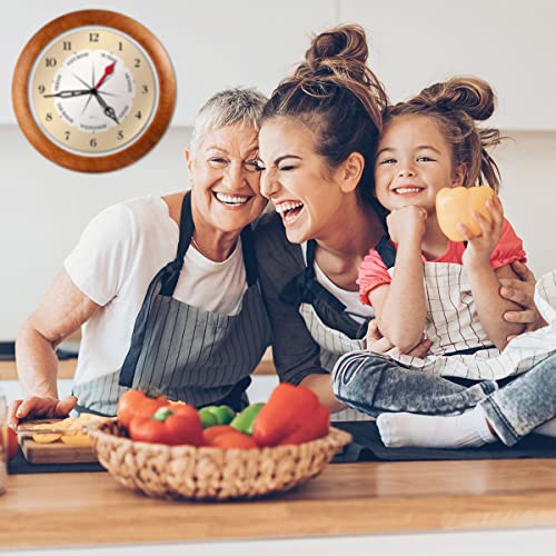 Dayclocks CM CONTEMPORARY MAPLE Time & Week-Day Wall Clock With Transparent Frame Ring – Weekly Clock With Days, Hours & Minutes - Ideal Retirement Gift For Men & Women, Maple Accent Frame thumb #4