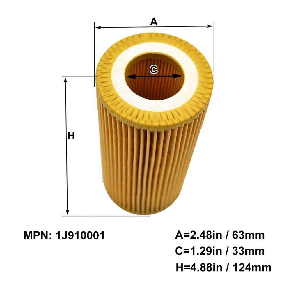 Pour A6 Pour Q3 Pour TT pour Eos (1F7) pour Polo Pour Scirocco Pour Touran 2.0L I4 Filtre À Huile Moteur Voiture À Huile Filtre