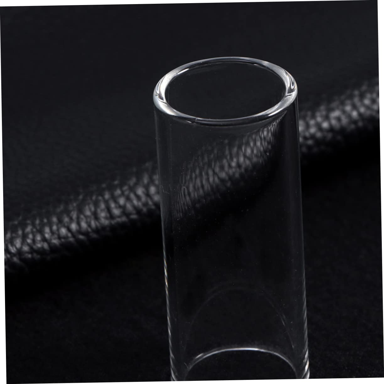 FAVOMOTO 2sets Keep Guitar from Sliding 70mm Glass Stainless Steel Guitar Slide Bass Slide 2pcs*2