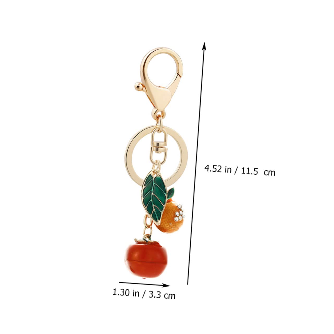 SOIMISS 5piezas Llavero De Diseño De Fruta Colgante Decorativo Para Llaves y Mochilas Único y Práctico