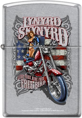 Encendedor Zippo Lynyrd Skynyrd Classic Street Chrome miniatura 2