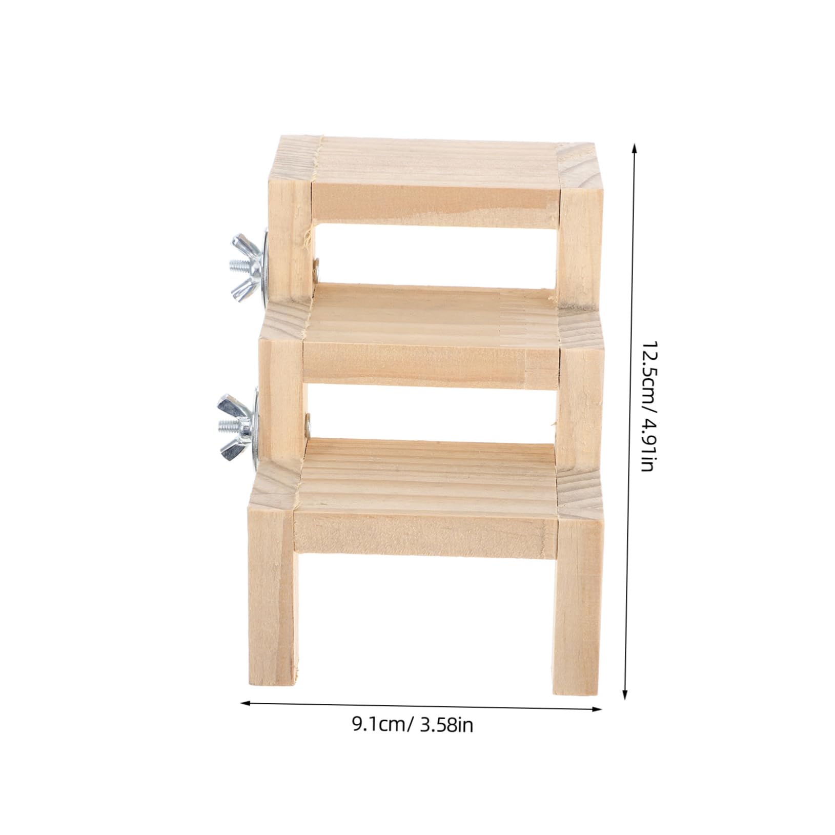 HEMOTON Bird Ladder for Parrots Interactive Pet Climbing Accessory Quick Setup Rest Platform Climbing Ladder for Bird Cages Versatile Design