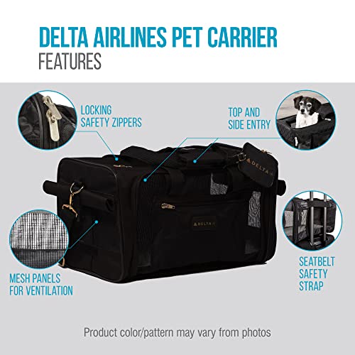 Sherpa Delta Airlines Travel Pet Carrier, Airline Approved & Guaranteed On Board - Black, Medium #TOP6