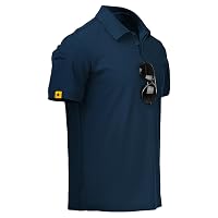 JACKETOWN Polo Shirt Uomo Manica Corta Asciugatura Rapida Traspirante Tennis Polo