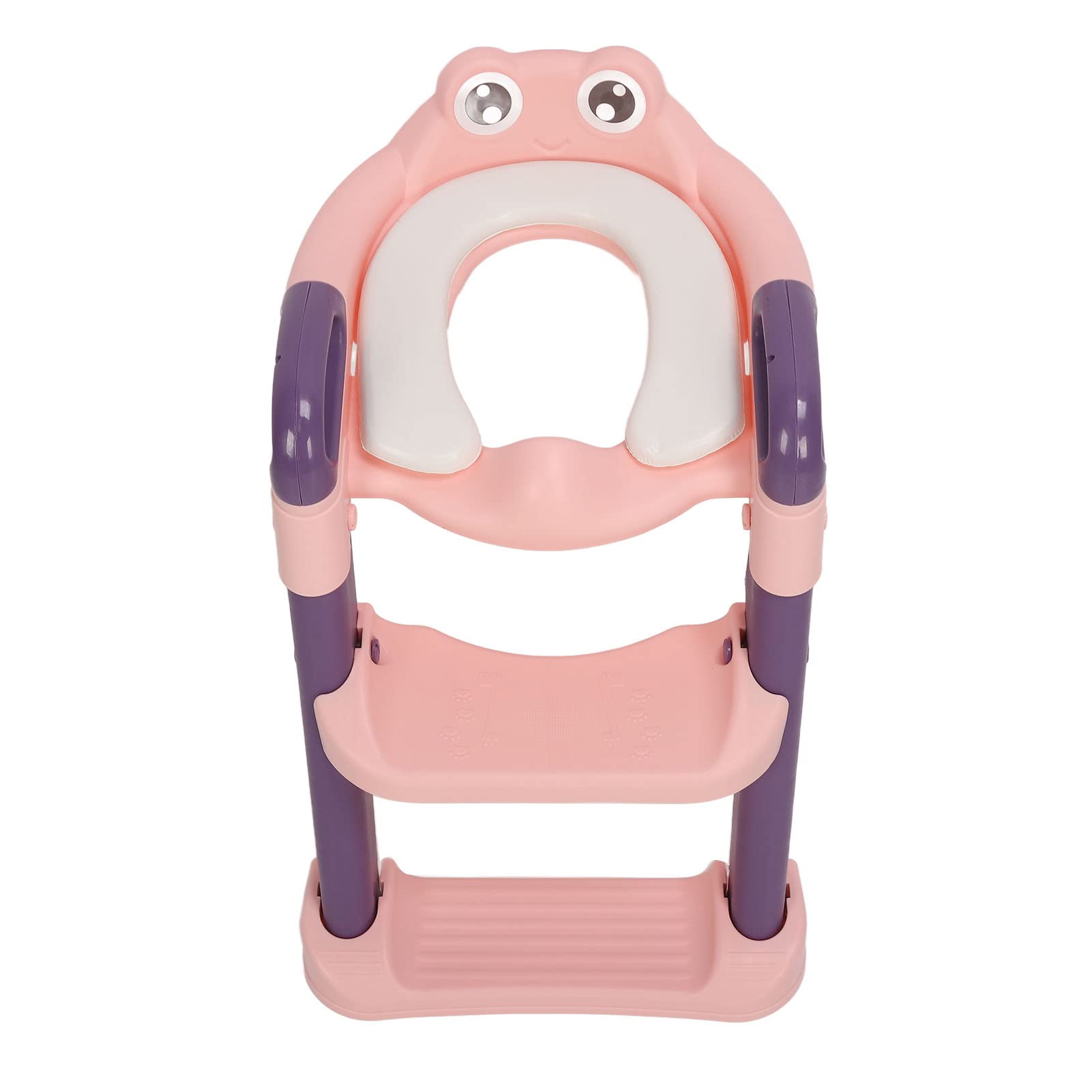 Składane Siedzisko do Nocnika dla Dzieci Zapobiega ślizganiu się Dzięki Stołkowi do łazienki dla Małych Dzieci Użyj Materiału PVC (PINK)