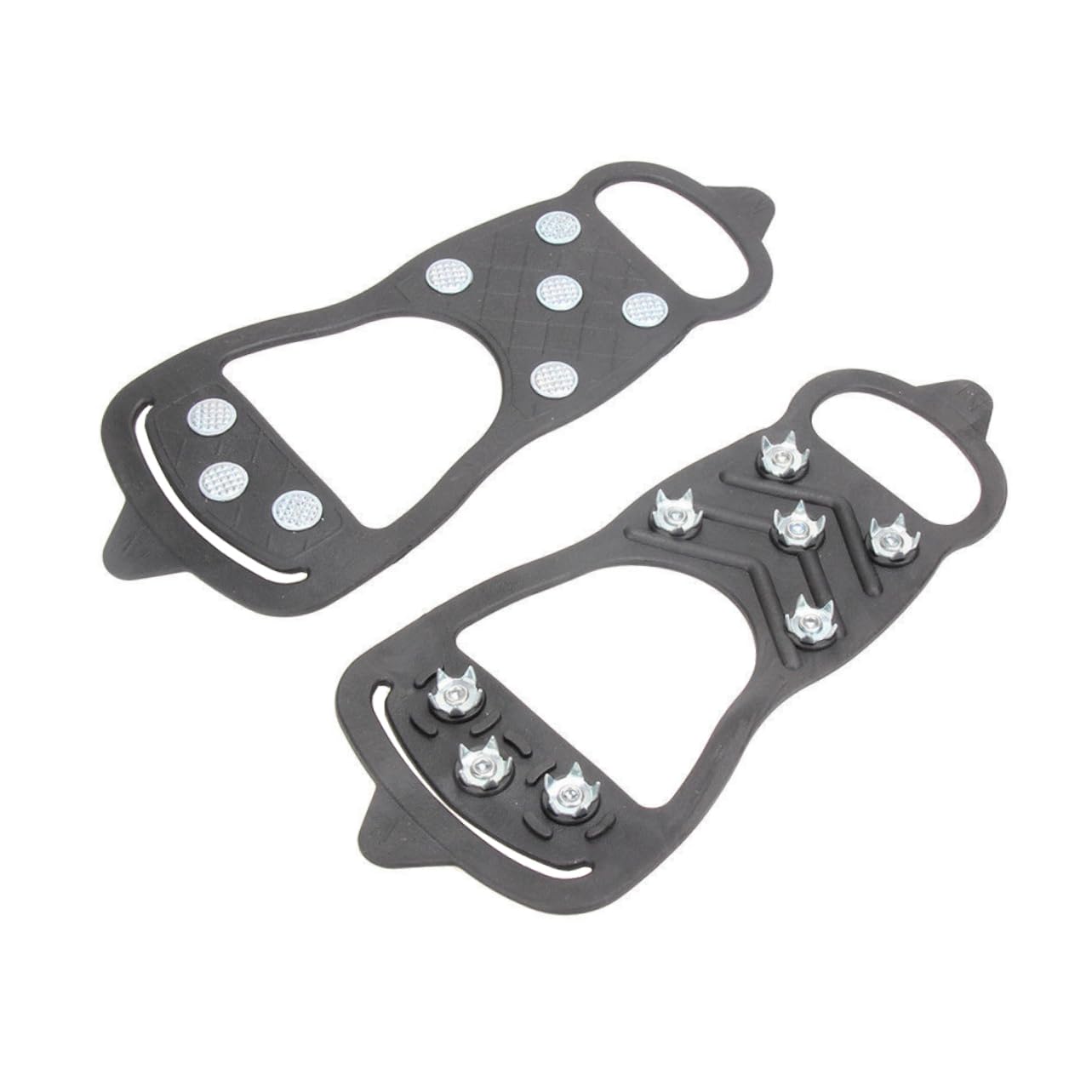 GALPADA Firm Safe Non-Slip Shoe Covers Crampons Ideal for Camping Hiking Climbing