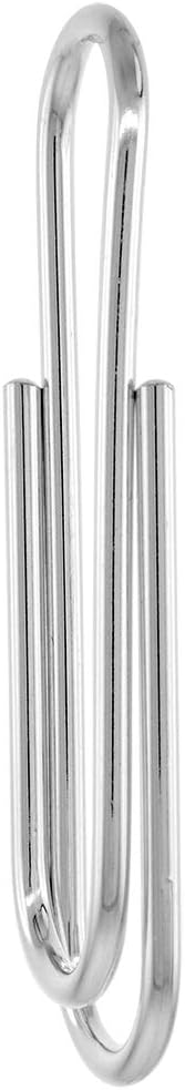Sterling Silver Paper Clip Money Clip made in Italy 2 3/8 x 5/8 inch