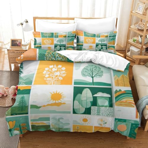Parure de Lit Oiseau Mythique 3D Imprimée Super Douce en Microfibre