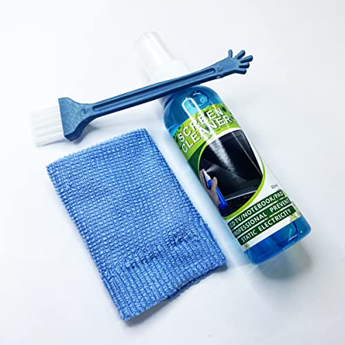 Mcare Handboss 3in1 Multipurpose Cleaning Kit for Camera, Lens, Binocular, Laptop, TV, Monitor, Smartphone, Tablet (Includes: Cleaning Liquid 100ml, Plush Microfiber Cloth, Dust Removal Brush) - Image 3