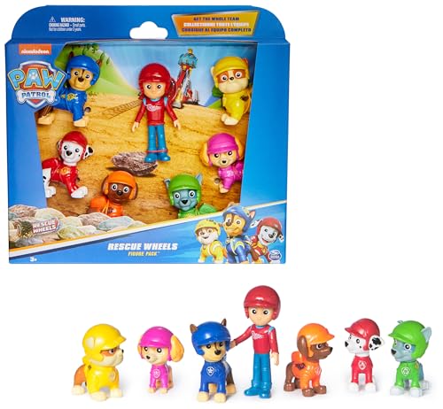 Paw Patrol Pat Patrouille Coffret Cadeau 7 Figurines Rescue Wheels Figurine À Collectionner Thème Tout Terrain Pat Patrouille Jouet Cadeau Enfant Et + Jouet Enfant Et + - vue 2