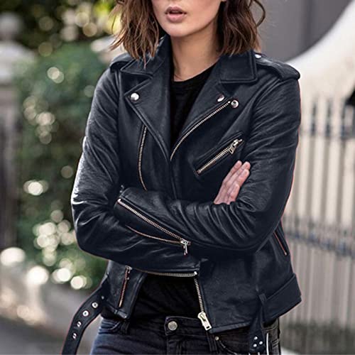 Veste en cuir synthétique pour femme ronde cherchant le confort - 2