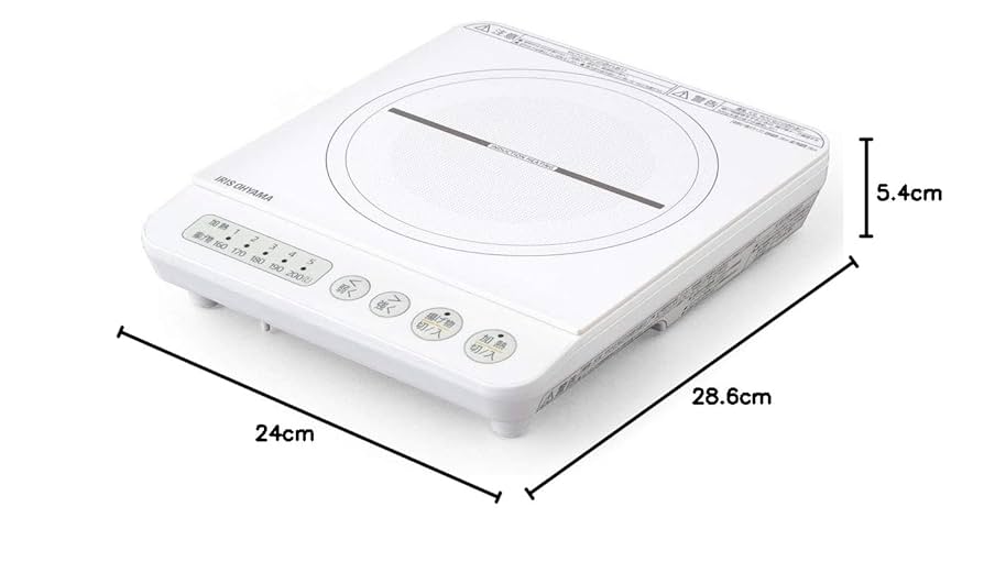 アイリスオーヤマ - IHクッキングヒーター 「ホワイト」 Amazon.co.jp: アイリスオーヤマ IHコンロ 1口 IH