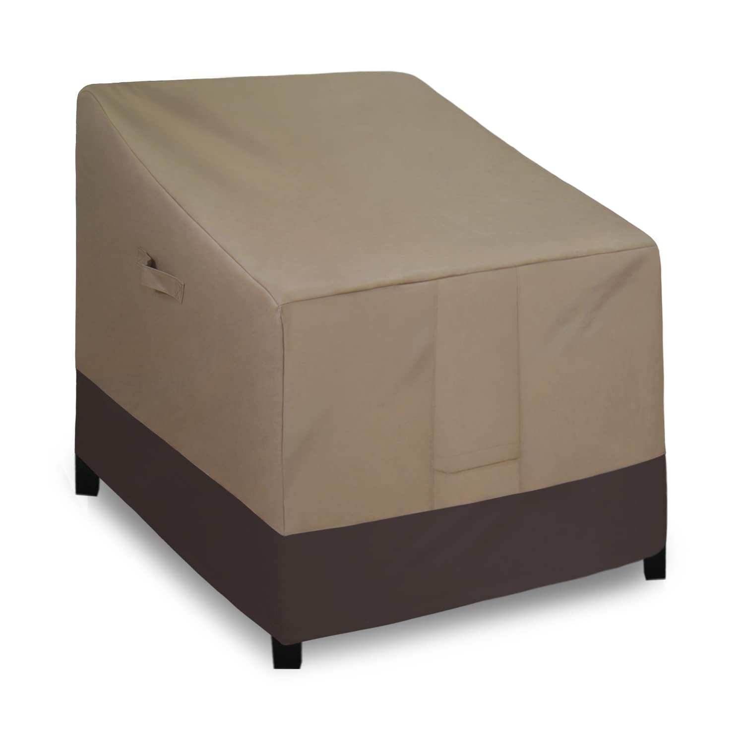 Easy-Going Outdoor Chair Cover Waterproof, Heavy Duty Patio Chair Cover, Windproof Outdoor Furniture Cover with Air Vent (1 Pack-33.5Wx31.5Dx36H inch,