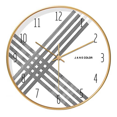 Horloge murale décorative dorée une idée cadeau créative