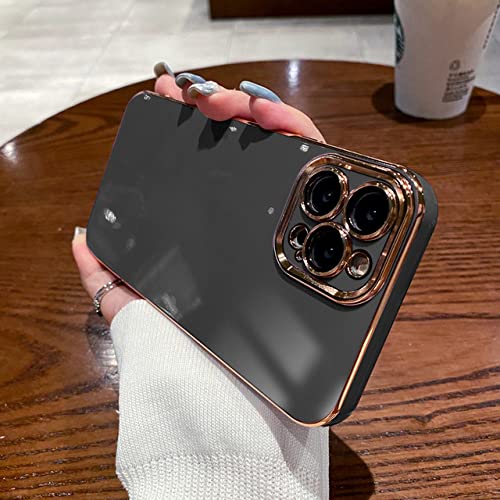 Housse iPhone 14 Pro Max silicone souple couleur noire