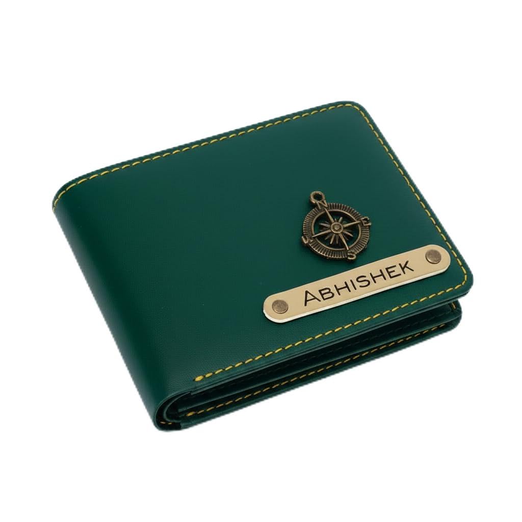 Customized Men’s Vegan Leather Wallet | Personalized with Name & Logo | Gift for Men | Gifts for Man Anniversary Birthday
