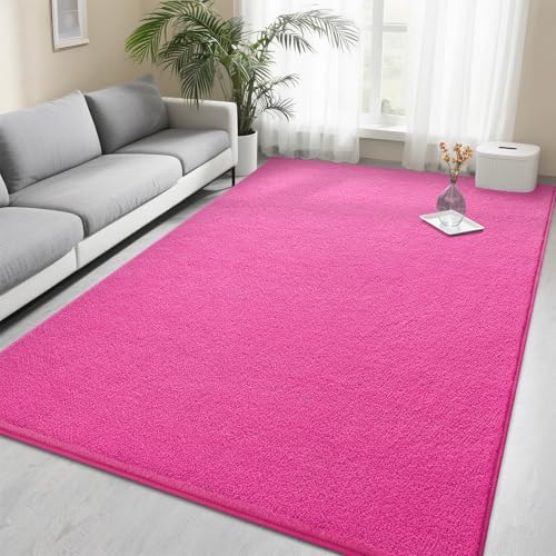 Foxmas Hot Pink Memory Foam Rug