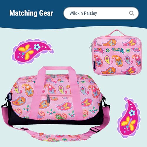 Image of Wildkin Kids 12-Inch Toddler Backpack - Lightweight School Bag for Daycare & Travel, Ages 3-7, Paisley, 12 Inch, Girls Backpack