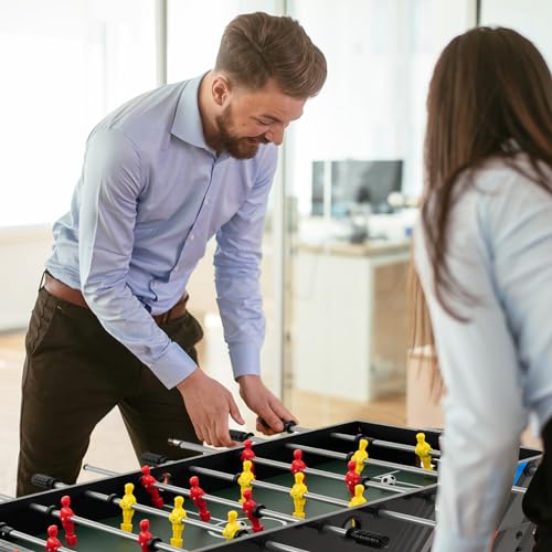 GOPLUS 4 in 1 Spieltisch, 125 cm Multispieltisch mit Hockey, Tischtennis, Fußball, Billard, Indoor Spieltischset für Zuhause, Party, für Kinder und Erwachsene – Bild 8