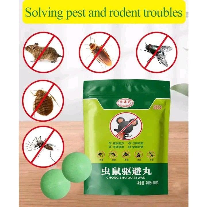 Image of Mouse & Rat Repellent Pills - Peppermint Oil Formula for Car, Garage, Home - Keep Rodents Away Naturally (Pack of 10)
