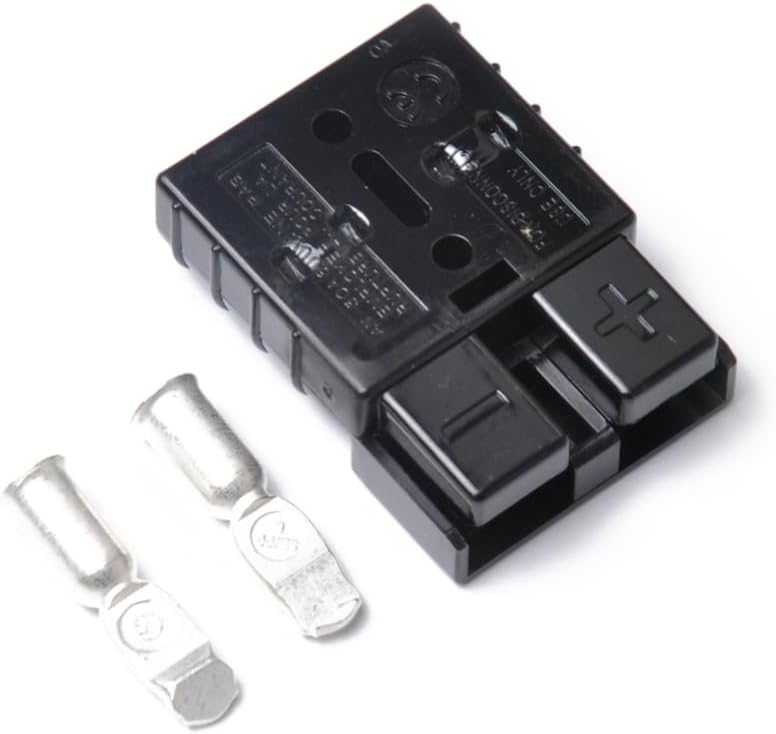 Mobestech 50a Power Pole Connectors Forklift Connector Polycarbonate Shell Quick Connect/Disconnect Plug