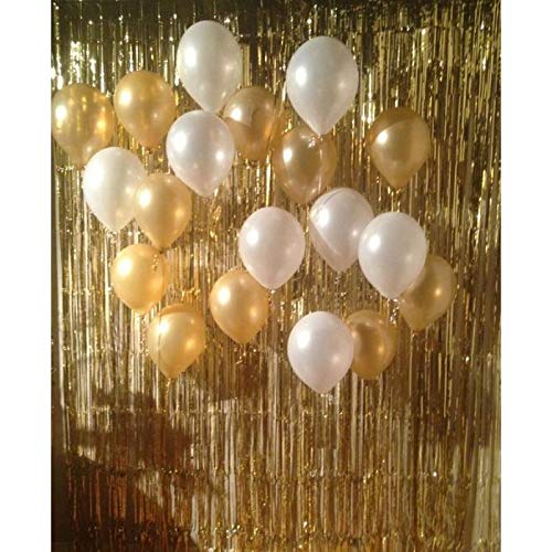 Metallic Shiny Peal Finish Balloons - Pack of 25 (Gold) - Image 3 thumbnail