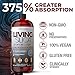 Orgono Living Silica Sports Recovery | Vegan Collagen Booster | Silica-Based | Pre & Post Workout Supplement | Supports Joint Recovery, Tendon & Cartilage Health, Energy & Endurance | 33.8 Fl Oz