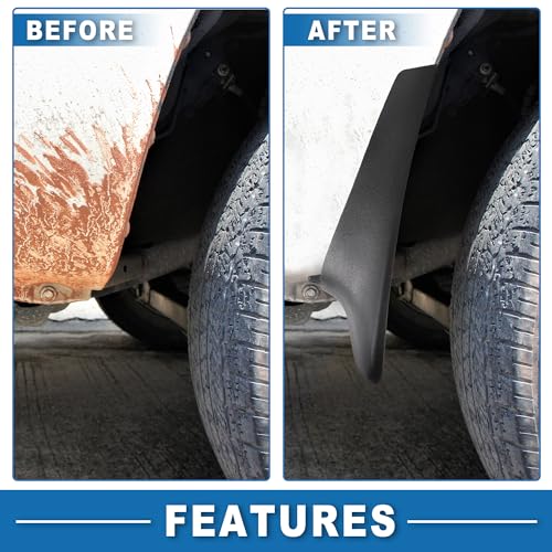 Image of Mud Flap Splash Guard with Mount Accessories Front & Rear Side Mud Guard for Jeep Grand Cherokee 2005-2010 (Set of 4)