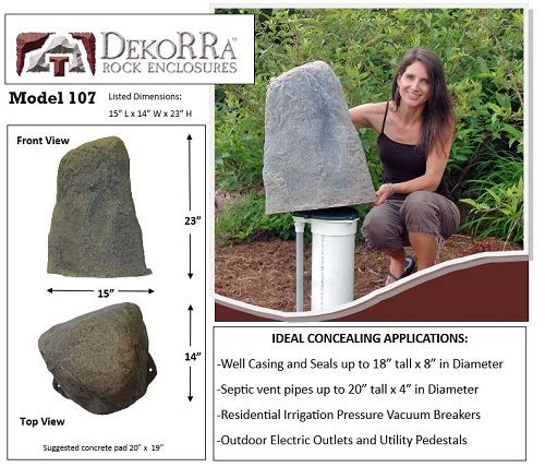 Dekorra 107-FS Rock Enclosure Model 107, Fieldstone