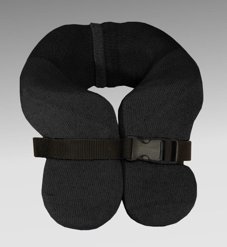 Danmar Prodcuts Hensinger Head Support with High Back Mounted (Black, Large)