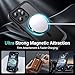 jaroco Magnetic for iPhone 15 Pro Case, [Compatible with MagSafe][Military Grade Drop Protection][Heavy Duty Protection][Non-Slip][Shockproof] 2-Layer Durable Bumper Phone Case 6.1''-Black