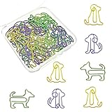Cute Dog Paper Clips Decorative Animal Paperclips, Dog Gift for Dog Lover 30 PCS