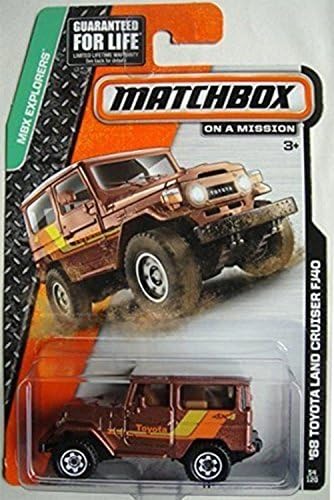 MATCHBOX MBX EXPLORERS '68 TOYOTA LAND CRUISER FJ40 54120 MARRÓNBLANCO por Matchbox