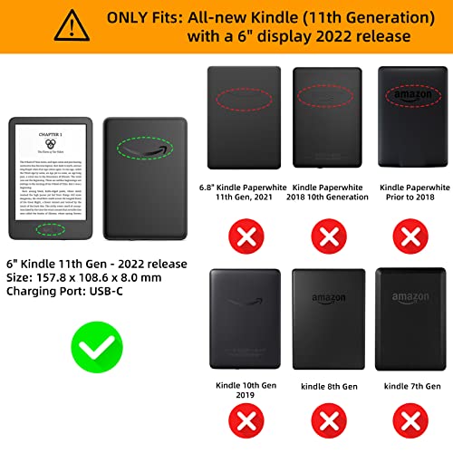 Walnew Case Cover For All-New Kindle (2022 Release), Smart Cover With Auto Sleep/Wake Fits Kindle (11Th Generation) - 2022 Release (Mandala) #TOP1
