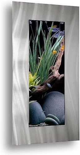 Miniatura 3 de 2.0 Acuario montado en la pared - Verticali Plata Acero Inoxidable