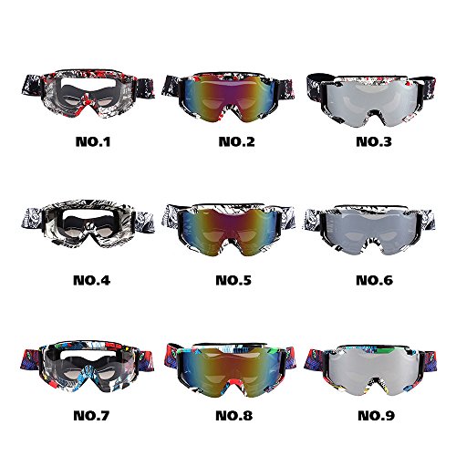Yorten Novos óculos de motocross Cycling MX Off Road Capacete Ski Sport Gafas para motocicleta Dirt