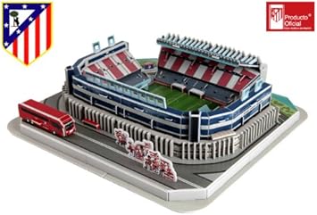 Amazon アトレチコマドリード オフィシャルグッズ ビセンテ カルデロン スタジアム 3dパズル 立体パズル おもちゃ