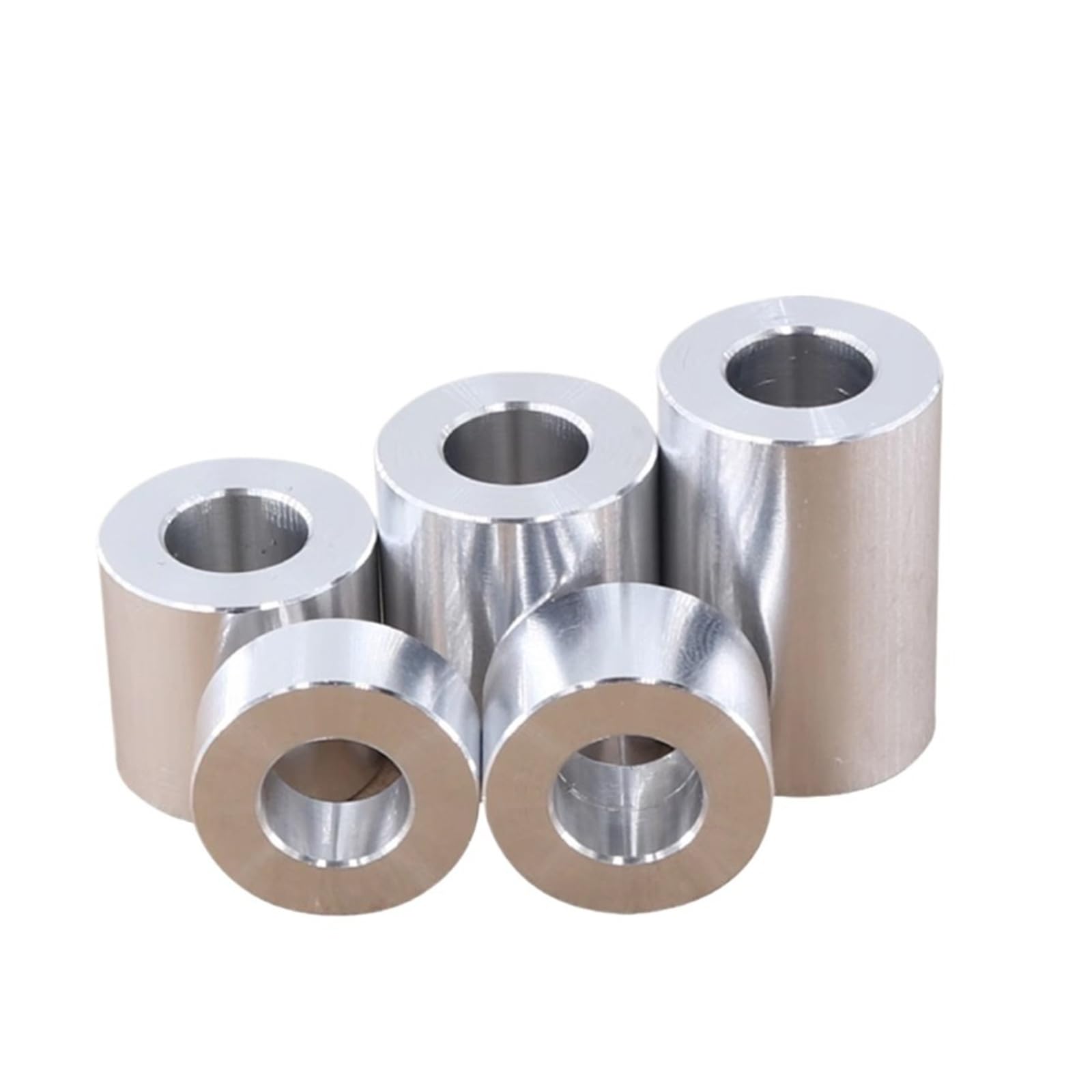 Manchon alu OD 26mm rond creux non fileté et bague d'écartement mécanique
