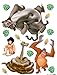 Produktbild Wand Sticker The Jungle Book DK1793, Polymerfilm, 65 x 0,02 x 85 cm, mehrfarbig