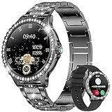 【Immer Dabei - Immer Online】Sie sind bei der Arbeit beschäftigt und haben keine Zeit, auf Ihr Telefon zu schauen? Laufen und Fitness, Handy nicht dabei? LIGE Smartwatch Damen mit Telefonfunktion kann Anrufe tätigen und empfangen, ohne eine SIM-Karte einzulegen. Sie können Anrufe direkt auf der Smartwatch tätigen oder entgegennehmen.Außerdem können Sie Musik von Ihrem kompatiblen Mobiltelefon auf der Uhr abspielen. Sie können auch SMS und SNS wie Facebook, Twitter, Whats App, Ins empfangen usw.