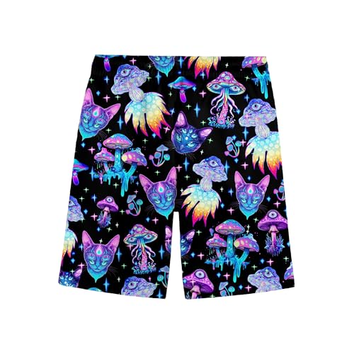 Funny Colorful Vintage Tropical Holiday Hawaiian Shorts for Men Swim Trunks Hawaiian Mens Shorts3