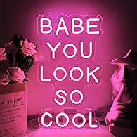 【Unique Design】The soft yet vibrant pink letters light up like a dream, instantly turning any corner into an Instagram-worthy hotspot.It's a different wall art for bar,live music concert,man cave,bedroom,party,birthday party,game room,etc. 【Safer & H...