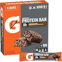 Gatorade Whey Protein Recover Bars Chocolate Chip, 2.8 Oz, 6 Ct
