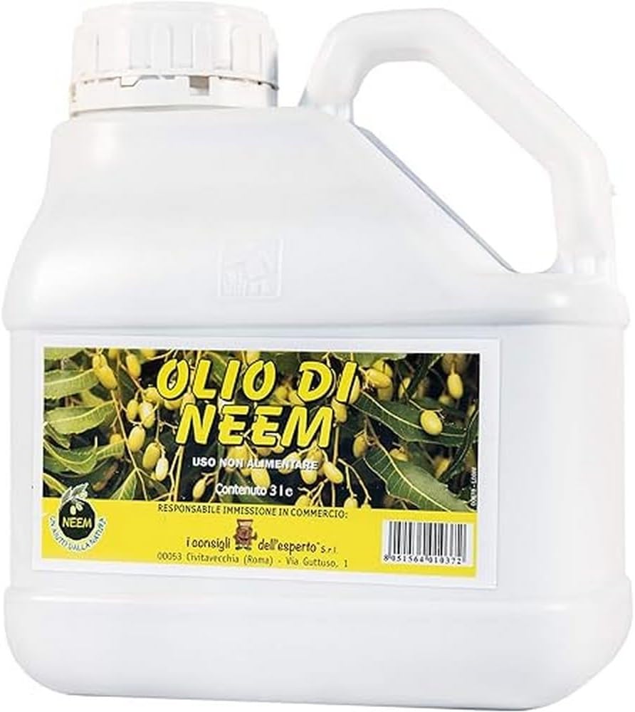 I Consigli dell'Esperto - Neem Oil 3L - Natural Plant Repellent Against Insects and Harmful Pests - Pure and Cold Pressed