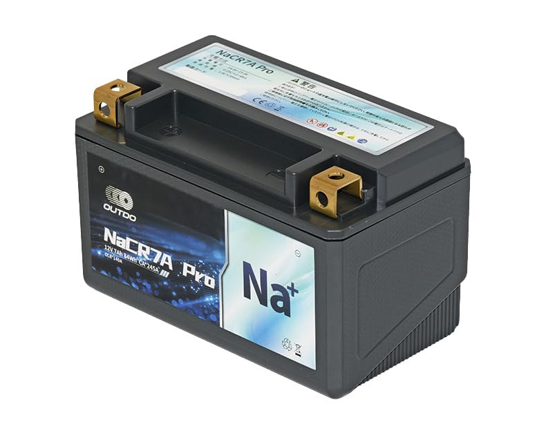 Amazon | OUTDO NaCR7A Pro ナトリウムイオンバッテリー バイク用