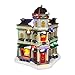 Top Treasures Christmas Village Restaurant Lighted Musical Snow Village Collectible Building Perfect Addition to Your Christmas Indoor Decorations & Holiday Displays