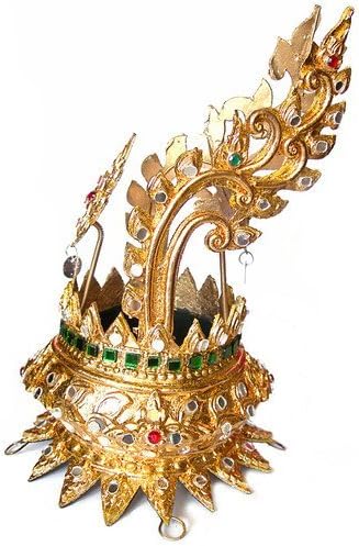 GIVEORBUY SellerGiveOrBuy Thai Dance Headdress Ramthai Head Hair Knot Piece Dancer Costume