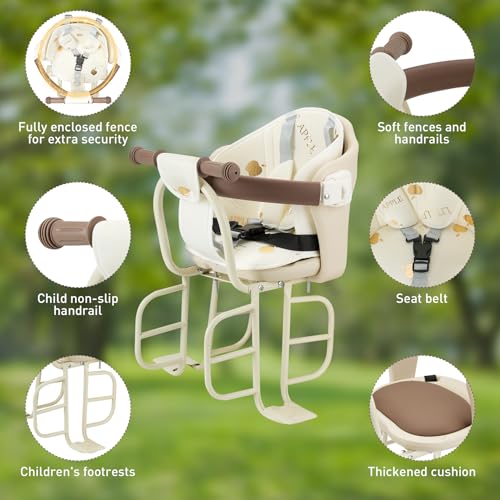image for Ercabikker Kid's Bike seat Rear Child Carrier Bike Chair for Bicycle K